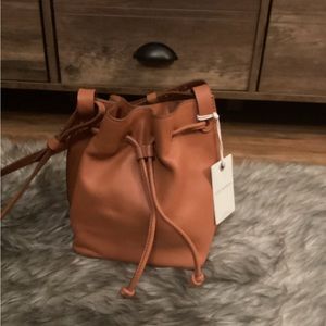 Lucky Brand leather crossbody purse.